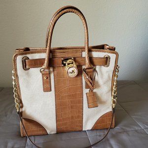 Michael Kors - Hamilton Canvas/Leather Tote